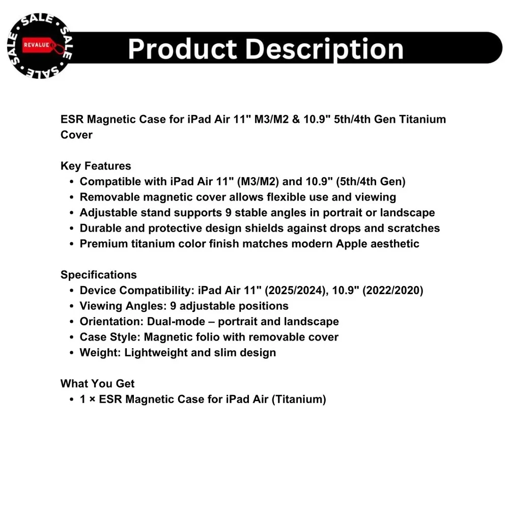 Esr ipad air
